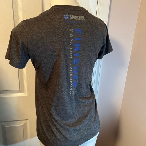 Like new a Spartan Rakutan gray super‎ soft Super race tshirt - Picture 3 of 3